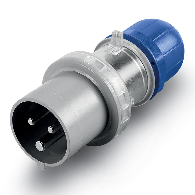 213.1633.TR - SCAME IEC PLUG 2P+E IP44 16A 6h 200-250V AC