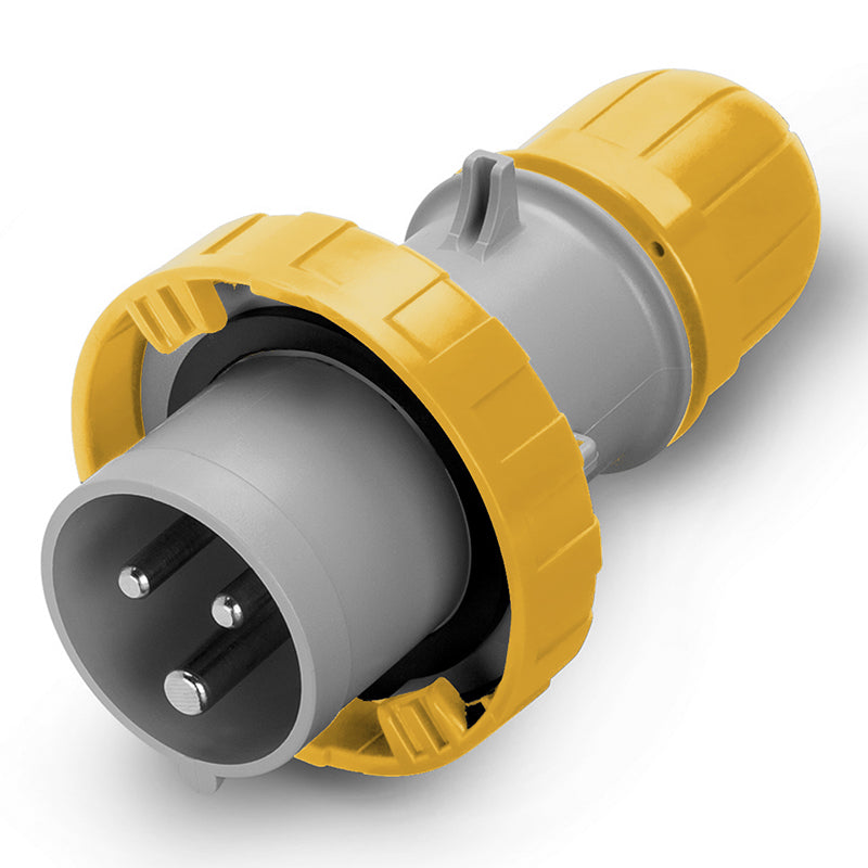218.1630 - SCAME Optima  IEC Plug 16A 2P+E 4h IP66/IP67/IP69 100-130V
