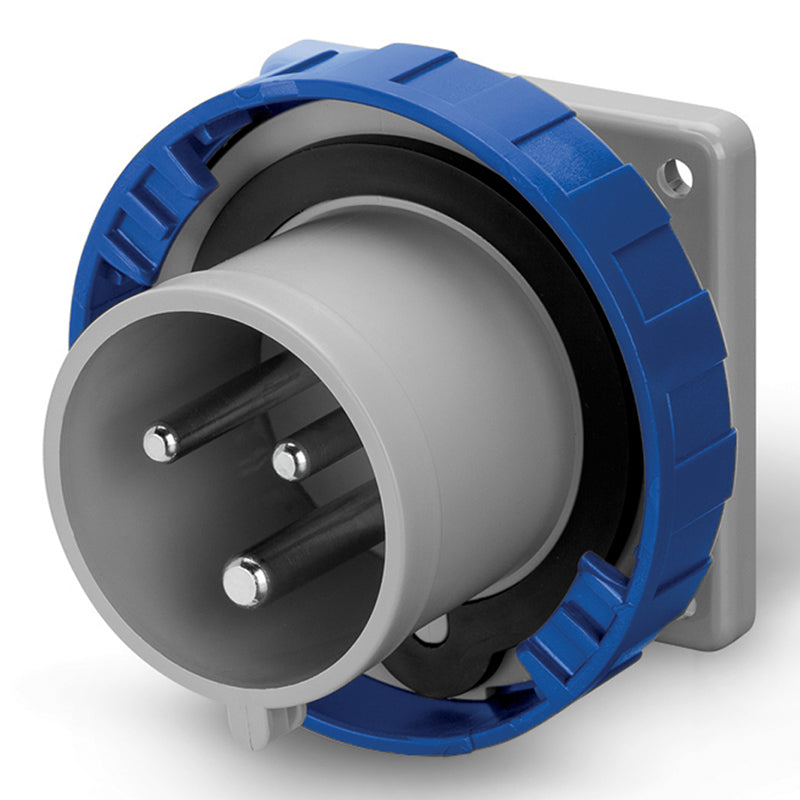 248.3293 Scame Optima Flush Mounting Appliance Inlet 2P+E IP66/IP67 32A 6h