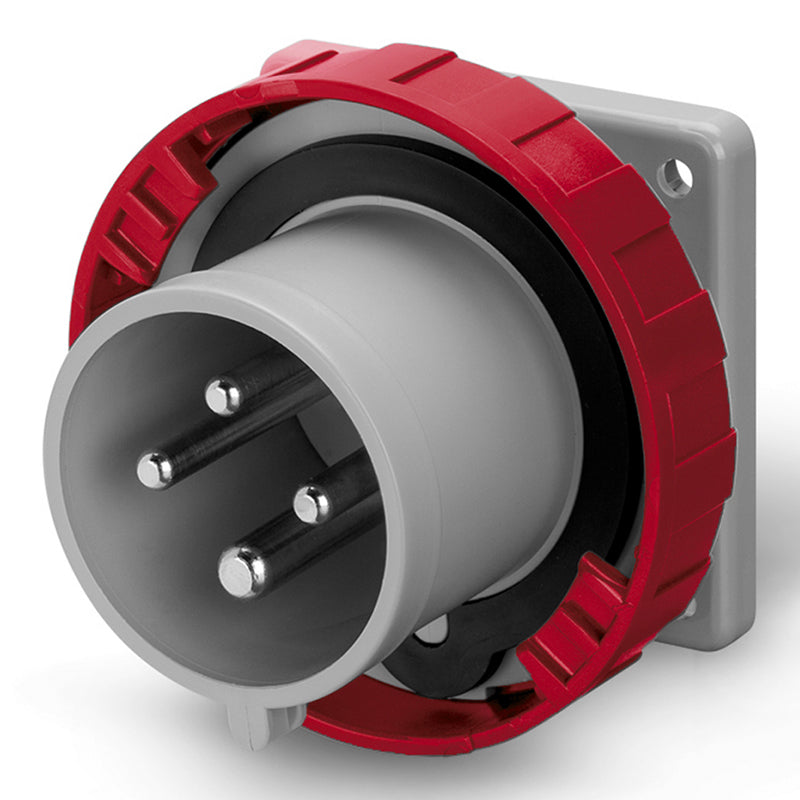 248.3296 Scame Optima Flush Mounting Appliance Inlet 3P+E IP66/IP67 32A 6h