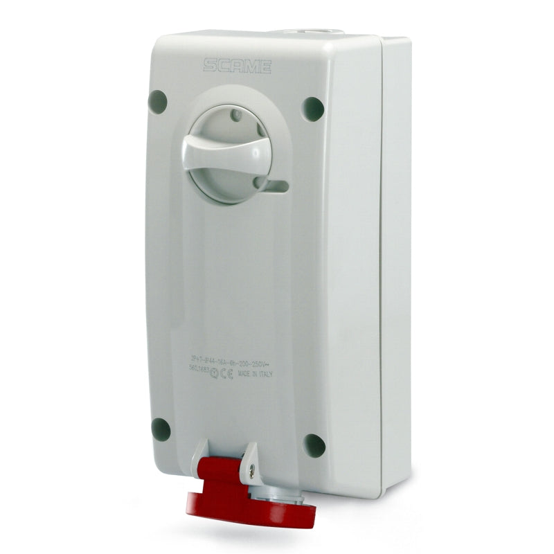 560.3287 Scame Advance 2 Interlocked Socket 32A 3P+N+E 6h 346-415V