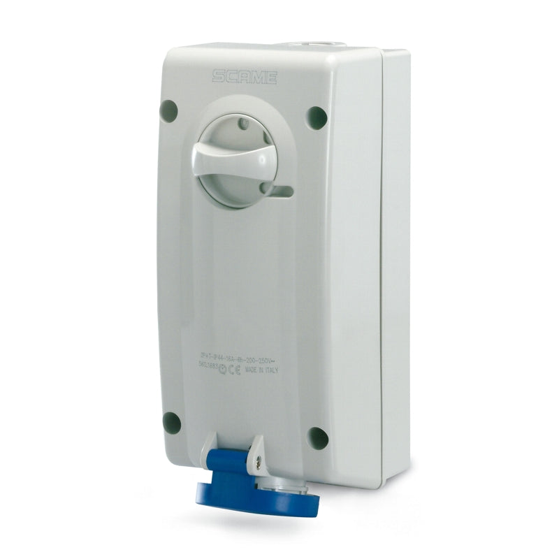560.3283 Scame Advance 2 Interlocked Socket 32A 2P+E 6h 200-250V