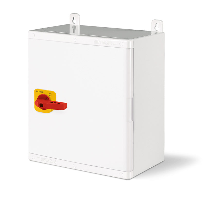 SCAME Switch Disconnector 160A 3P+SN IP65 (Emergency - Yellow/Red)