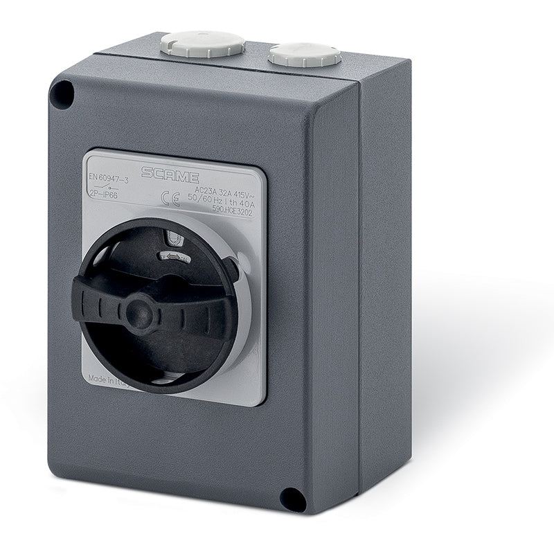 590.HGE3204 Isolator 32A 4P IP66 105x150x82mm Y1 IK10