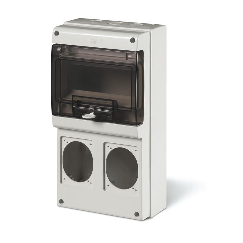 672.2300 SCAME DOMINO IP66 Surface Mounting Modular Enclosure M340 8 MOD