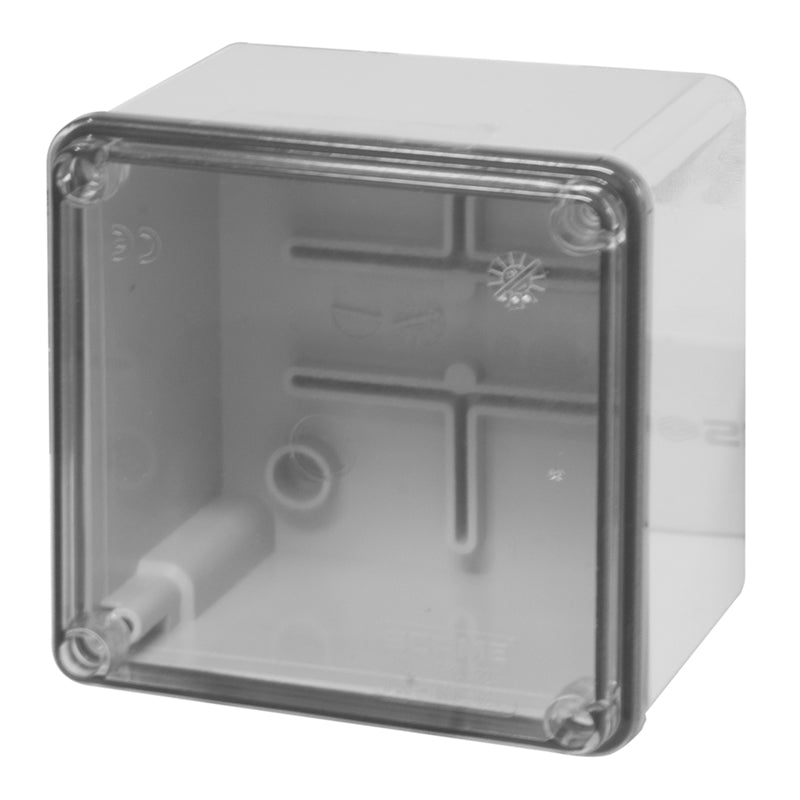 686.424 SCAME SCABOX Junction Box Halogen Free Grey Engineering Plastic With Blank Sides