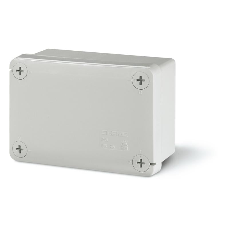 688.206 SCAME CUBIK 960 Junction Box Grey Thermoplastic With Blank Sides
