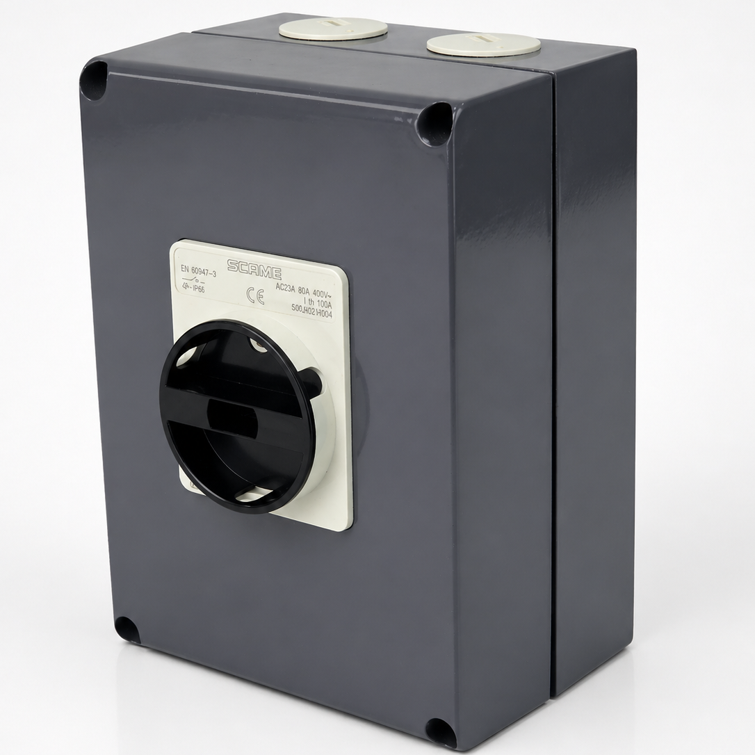 590.HGE10004 Isolator 100A 4P IP66 150x210x107mm IK10