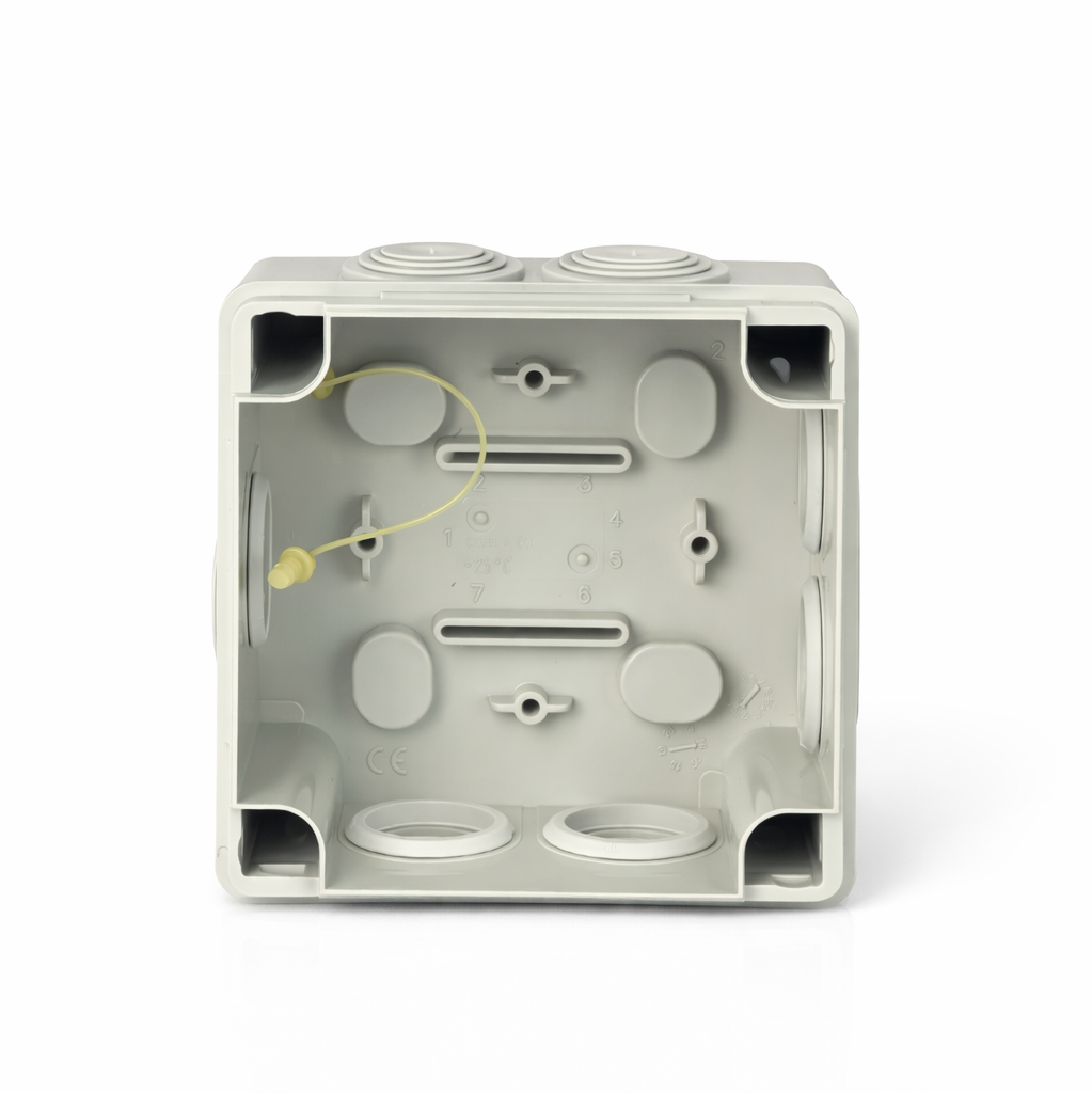 687.004 SURFACE MOUNTING JUNCTION BOX 100X100X50MM IP55