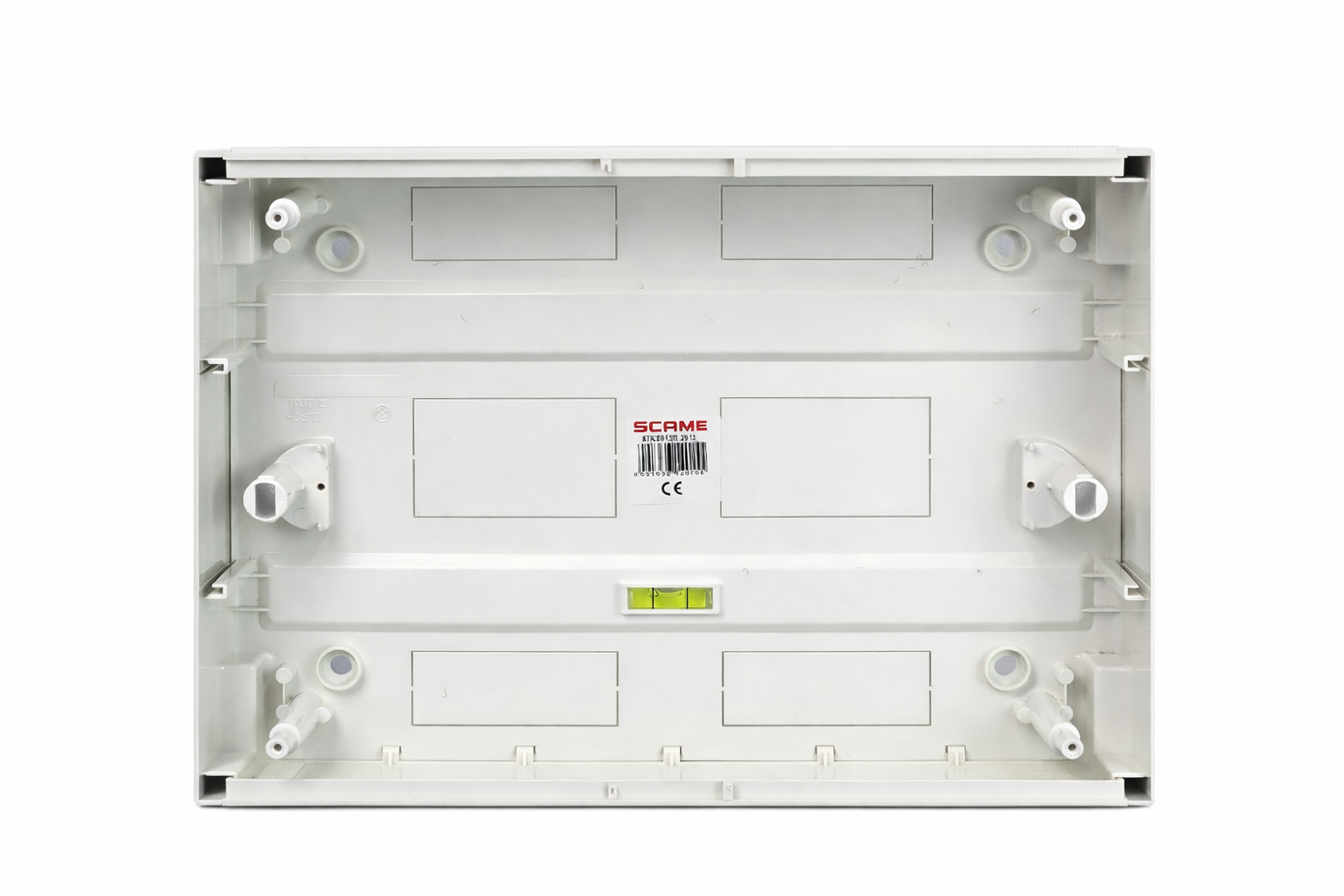 673.2012B.2012 SCAME DOMINO IP40 Surface Consumer Unit 12 DIN 12+1 MOD