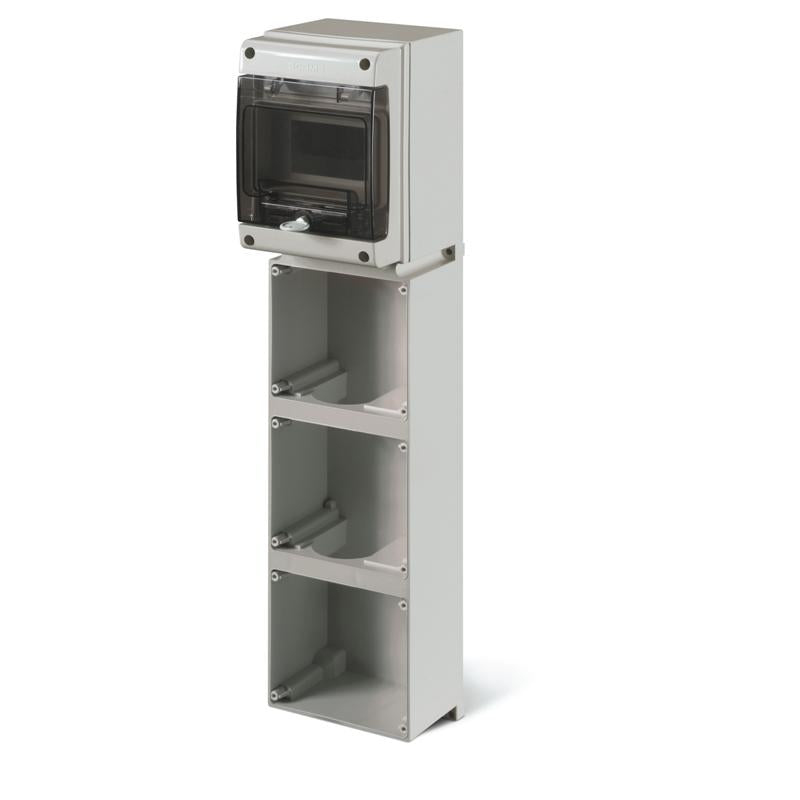 572.0313 Scame Omnia Modular Base Surface Mounting System 3 Socket