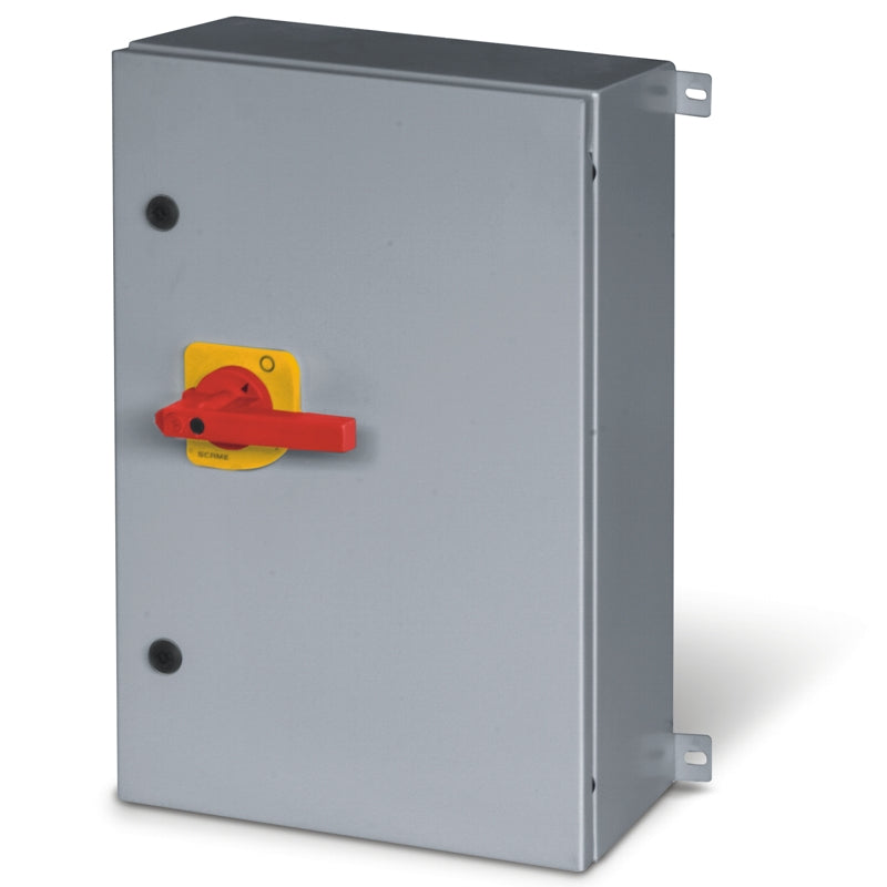 SCAME Switch Disconnector 160A 3P+SN IP65 (Emergency - Yellow/Red)