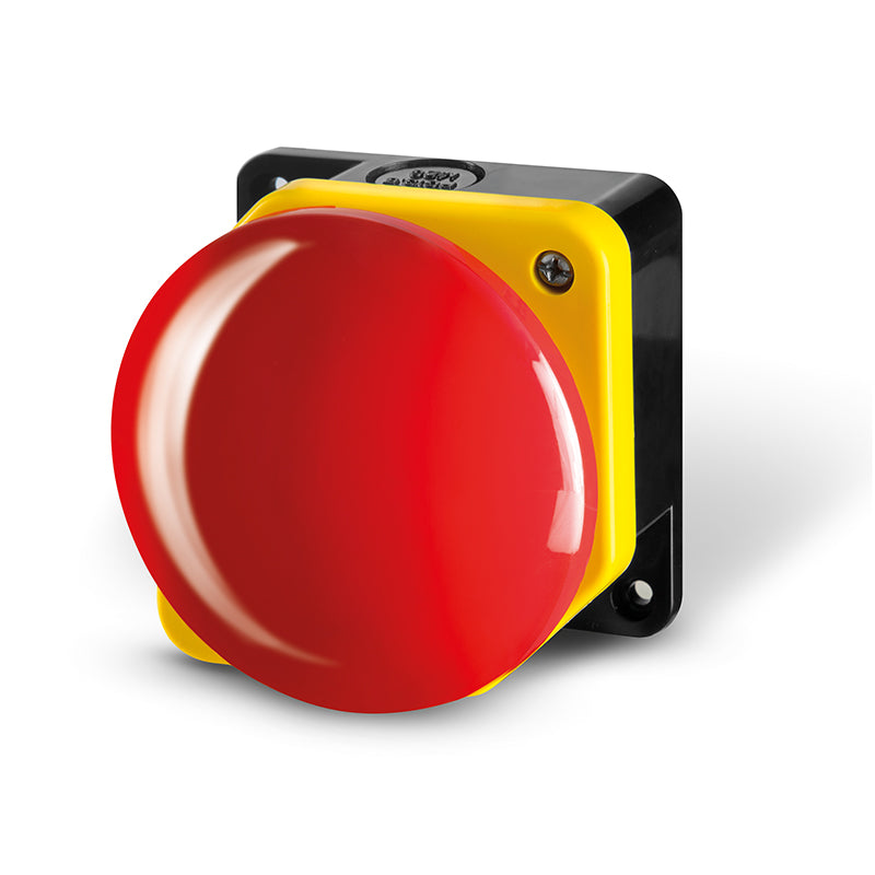590.PG1M9W01 - Emergency Push Button IP65 ø90mm 1 MOD. UNSTABLE RED