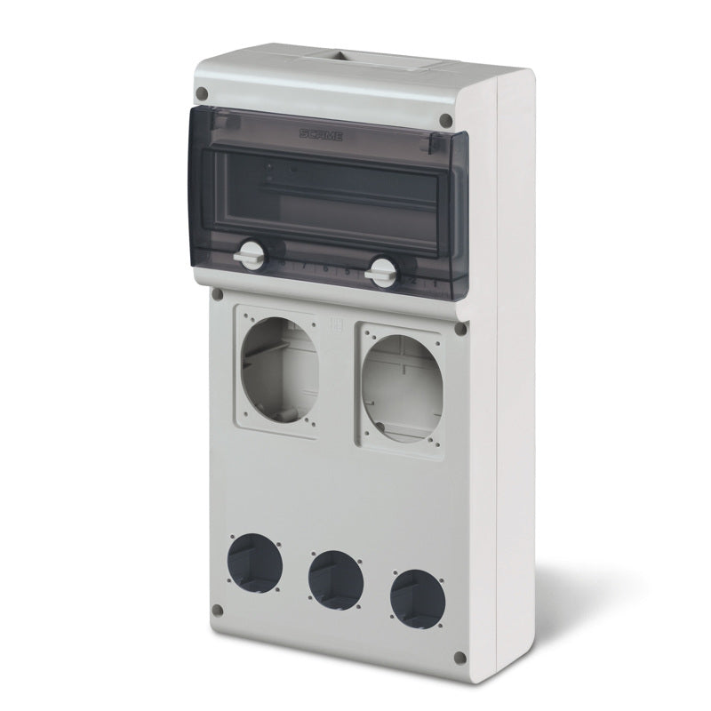 632.4520-000 SCAME BLOCK4  Surface Mounting 11 Modular Enclosure IP66