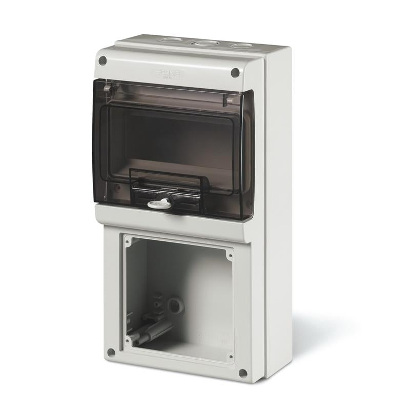 672.2200 SCAME DOMINO IP66 Surface Mounting Modular Enclosure M340 8 MOD