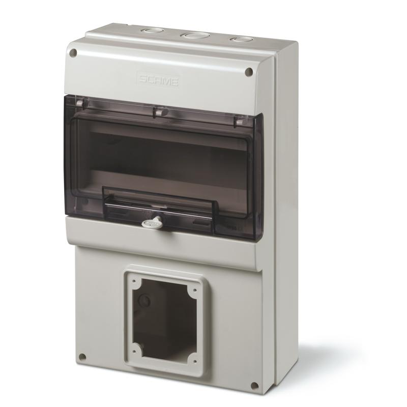 672.3302 SCAME DOMINO IP66 Surface Mounting Modular Enclosure M400 12 MOD