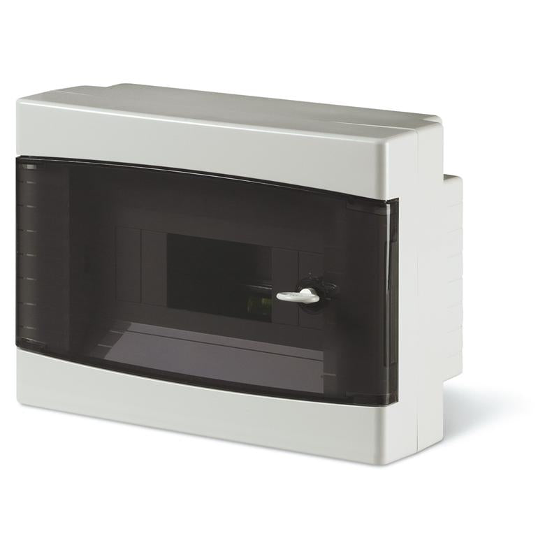 673.2008B.2012 SCAME DOMINO IP40 Surface Consumer Unit 8 DIN 8+1 MOD