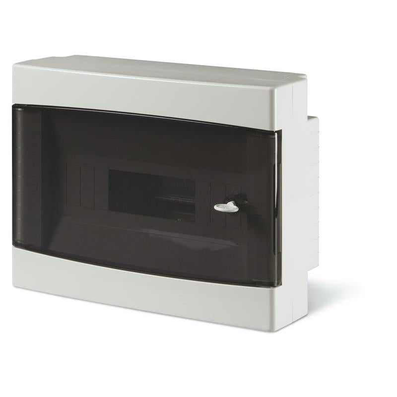 673.2012B.2012 SCAME DOMINO IP40 Surface Consumer Unit 12 DIN 12+1 MOD