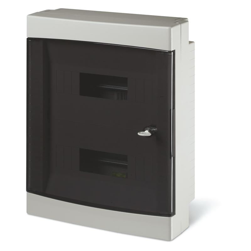673.4024B.2012 SCAME DOMINO IP40 Surface Consumer Unit 24 DIN 24+4 MOD