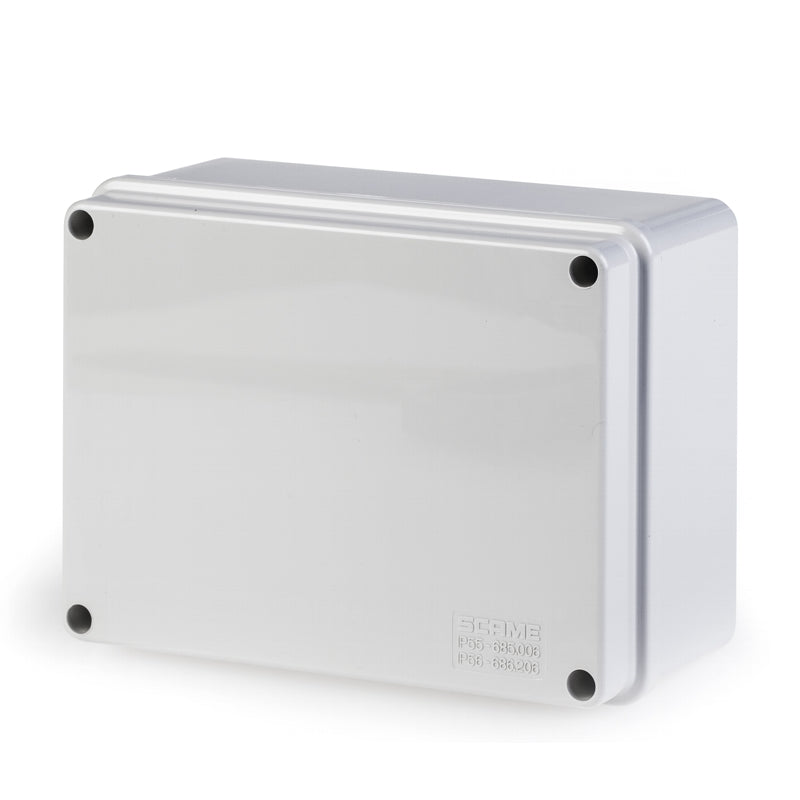 686.206 SCAME SCABOX Junction Box Halogen Free Grey Engineering Plasti