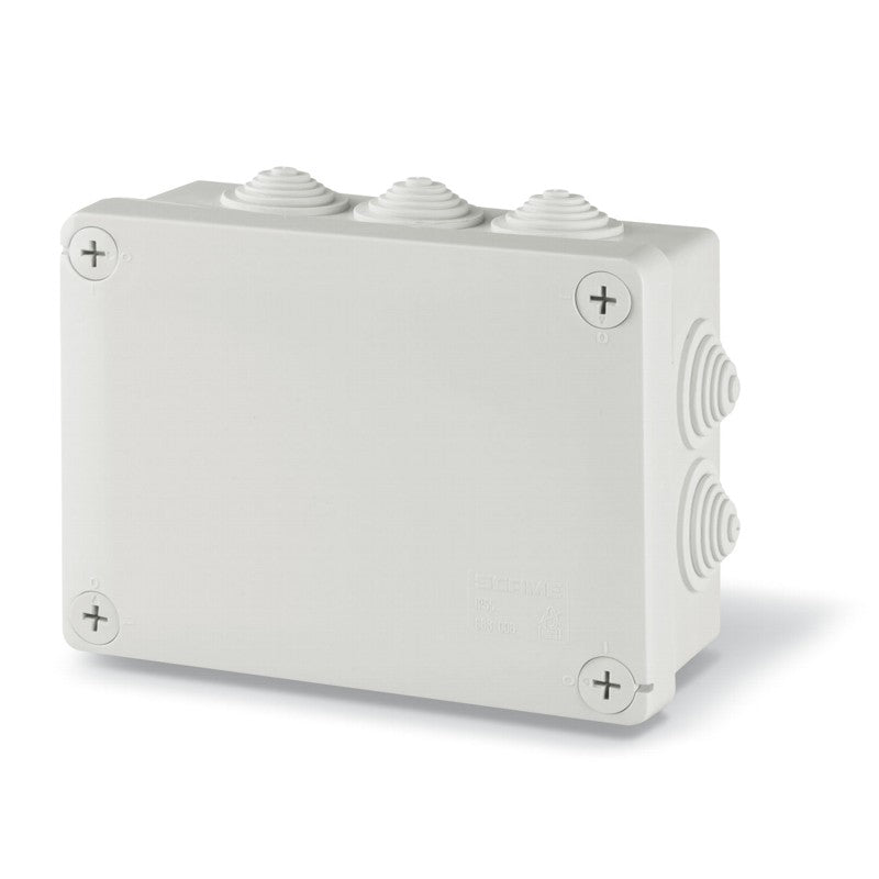 CUBIK 960 Series Junction Box – 150 × 110 × 70 mm, IP55, Grey Thermoplastic (GW 960 °C)