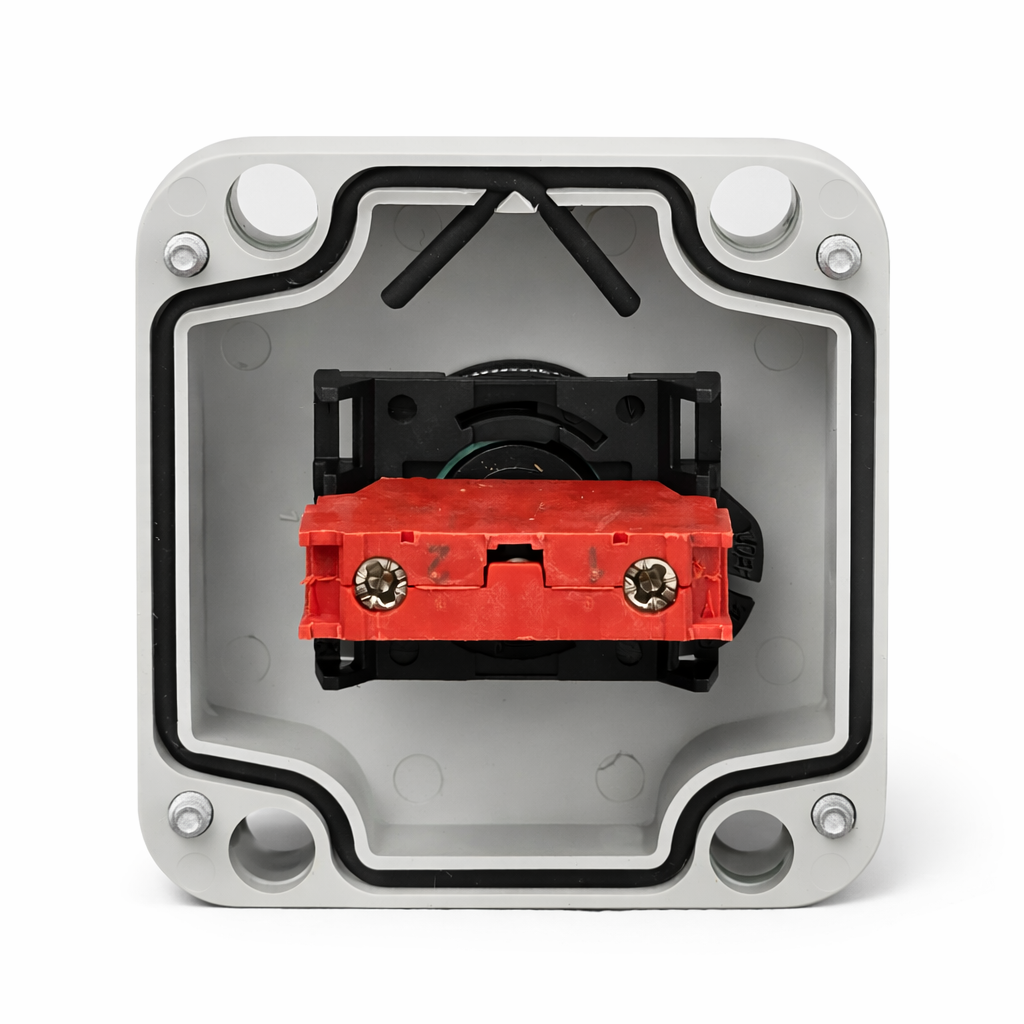 590.PR01R6N Scame Top22 60MM Emergency Push Button with Rotating Release