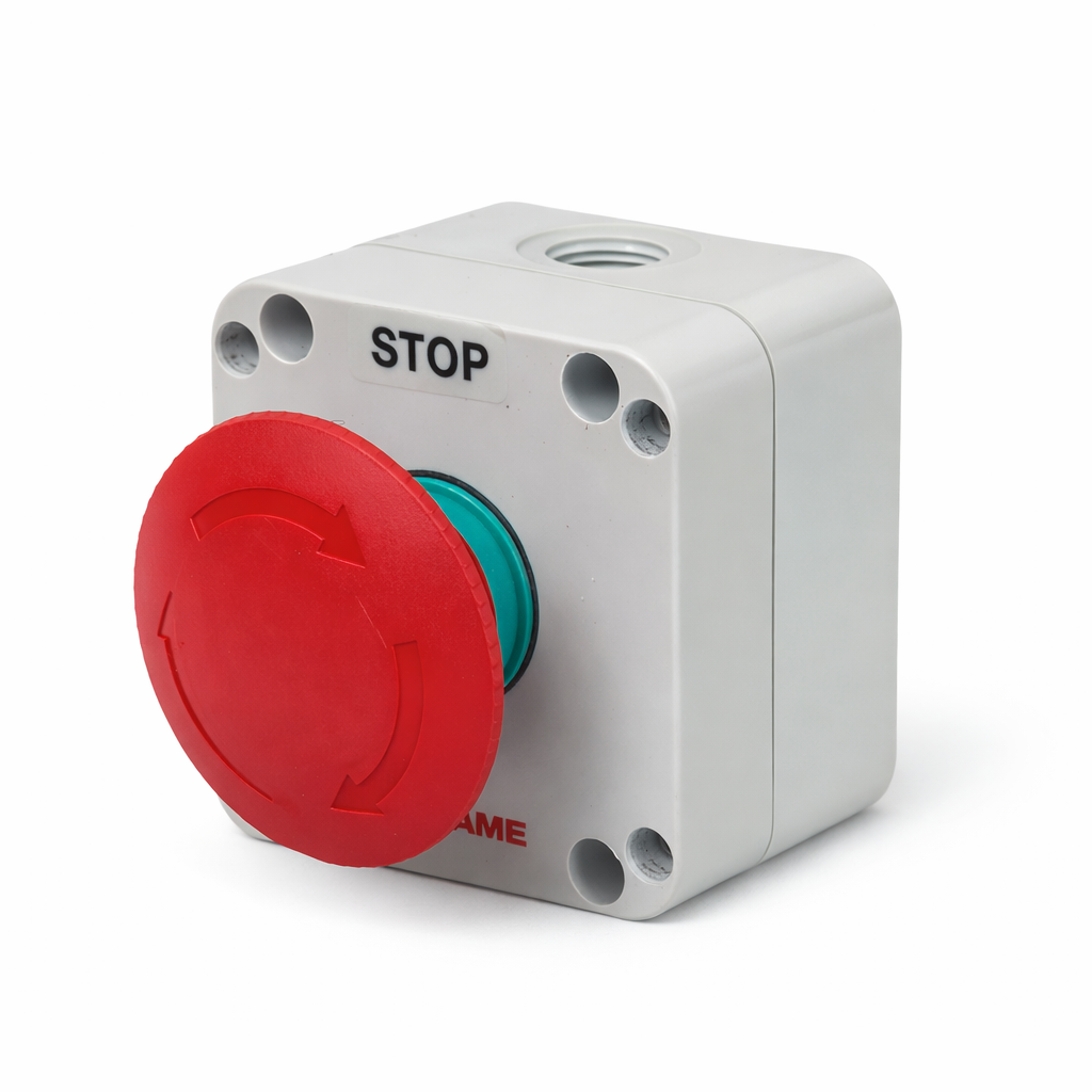 590.PR01R6N Scame Top22 60MM Emergency Push Button with Rotating Release