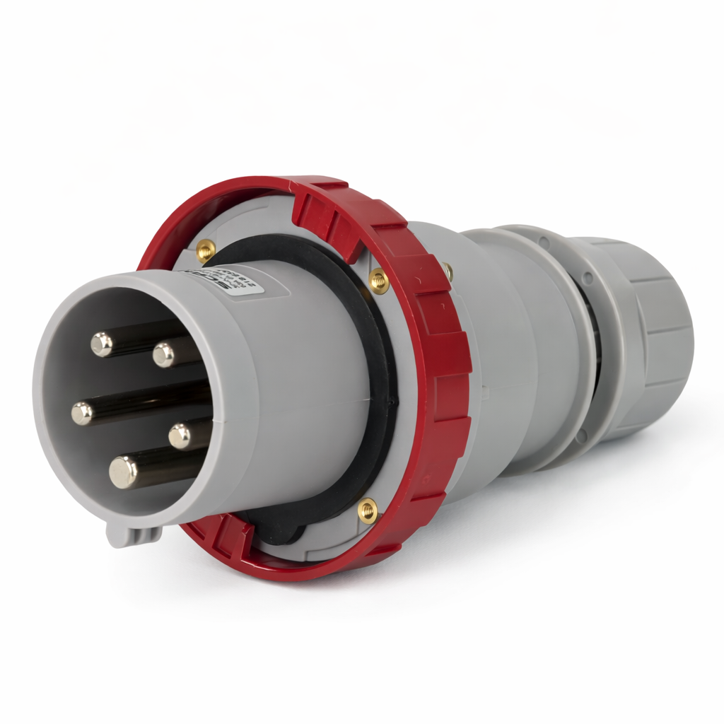 218.6337 - SCAME Optima IEC Plug 63A 3P+N+E 6h 346-415V