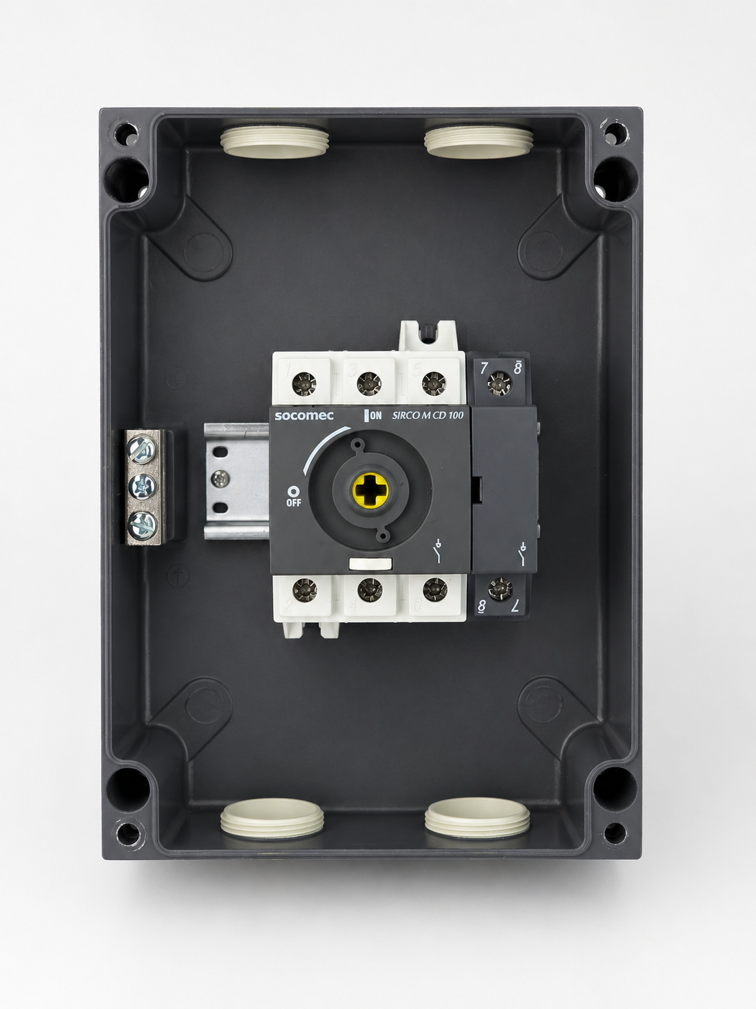 590.HGE10004 Isolator 100A 4P IP66 150x210x107mm IK10