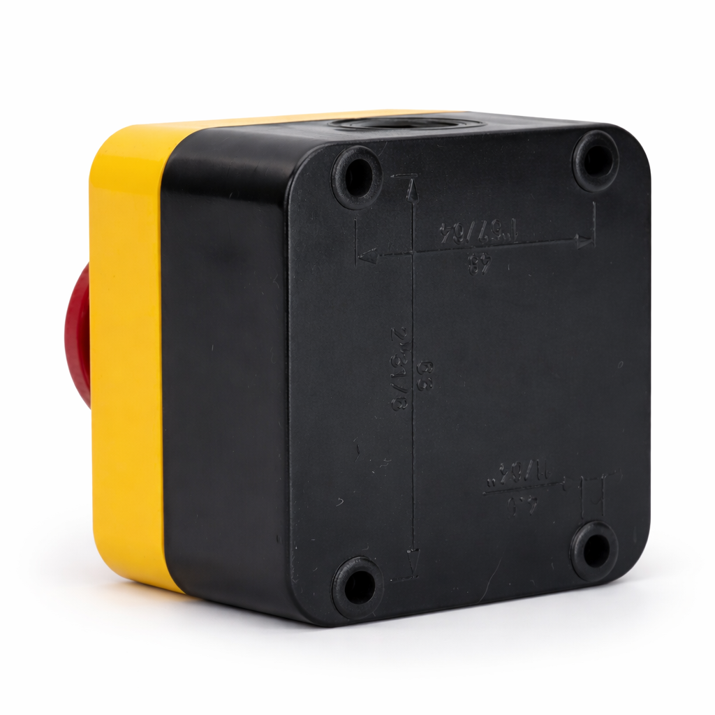 590.PR01R4N - EMERGENCY PUSH BUTTON WITH ROTATING RELEASE