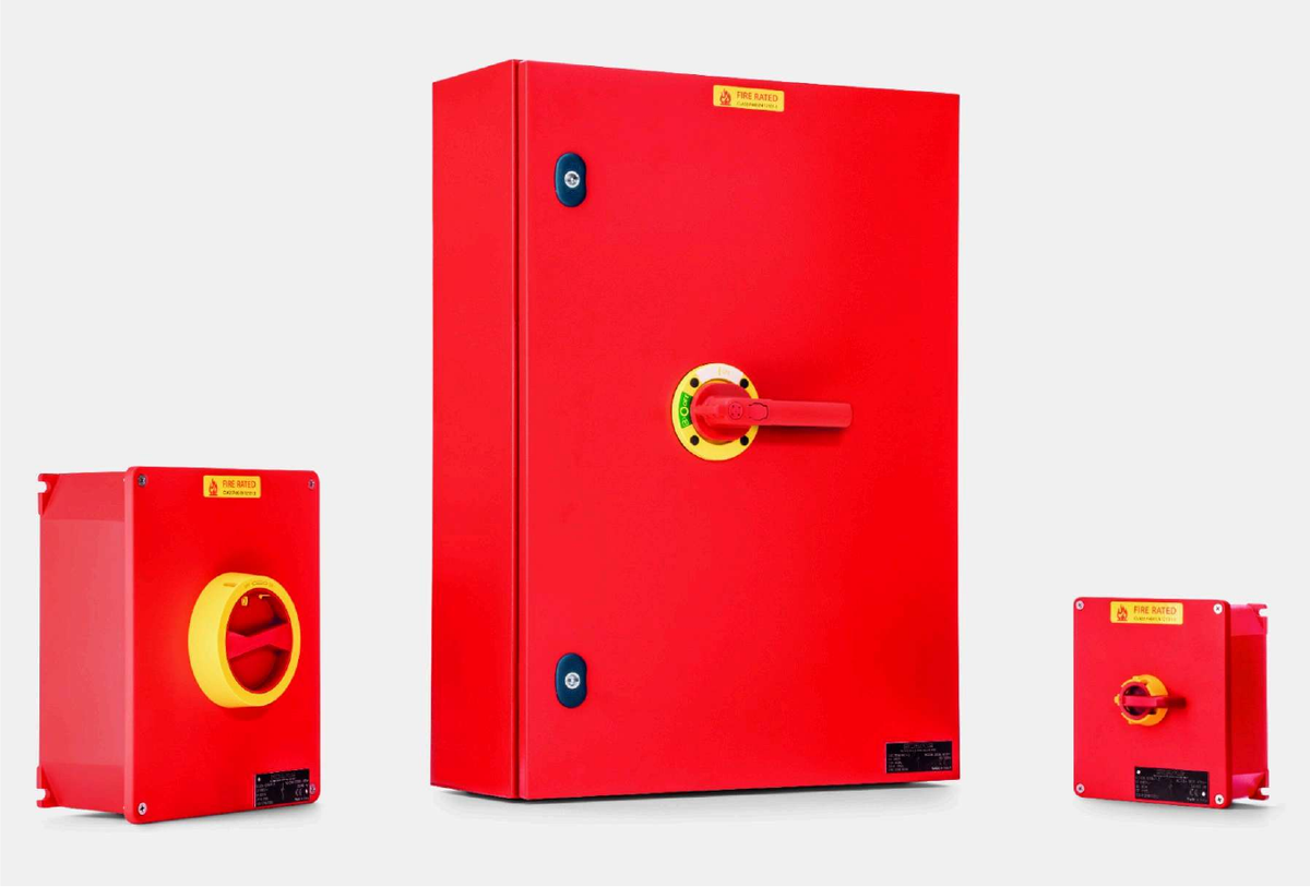 SCAME fire rated switch disconnector range