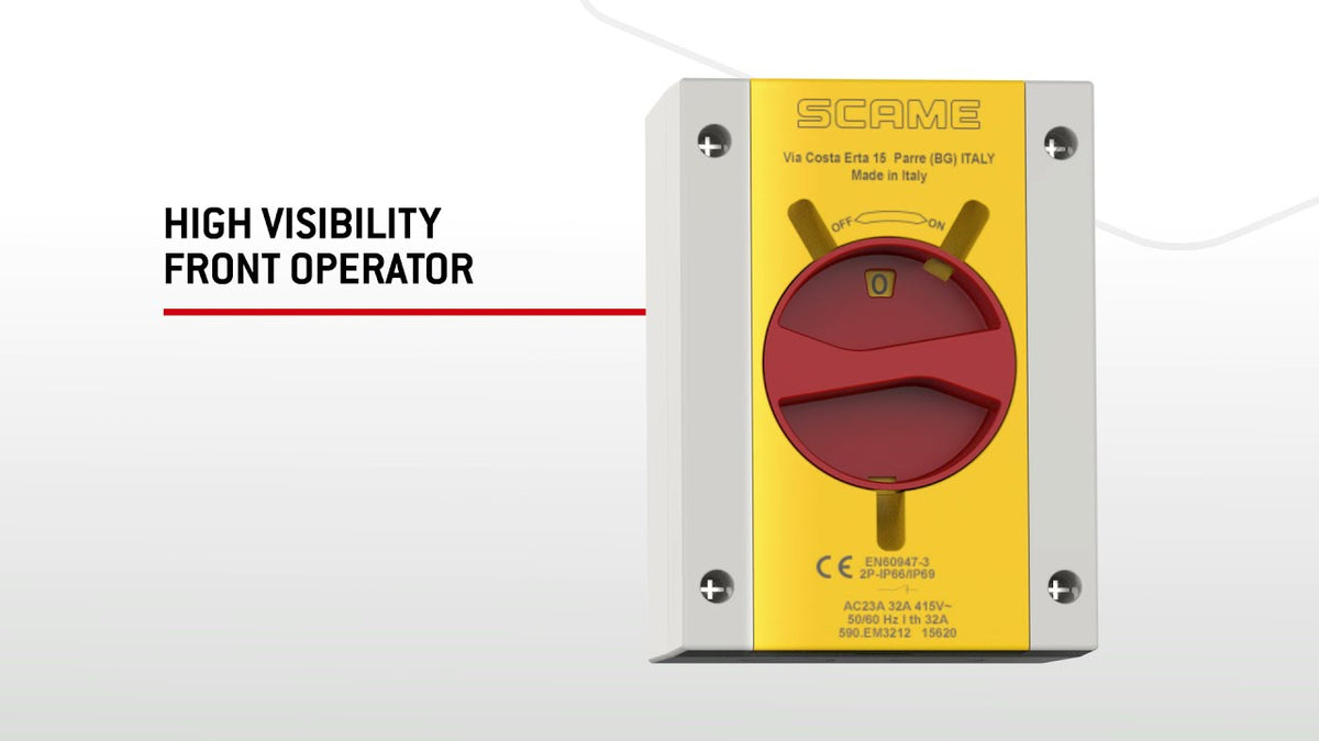 YouTube thumbnail — Scame ISOLATORS-TP Series (English)